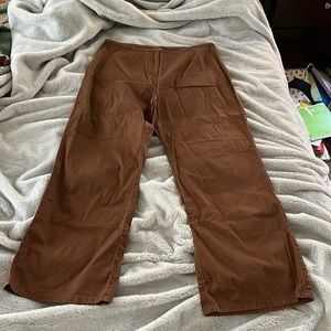 J. Jill stretch brown wide leg pants, size 16
